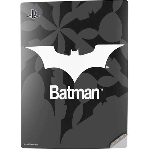 DC Comics Batman Dark Knight Logo PS5 Digital Edition Console Skin